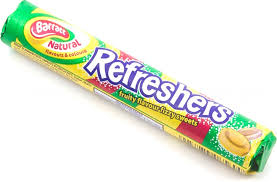 Barratt Refreshers Bulk Pack - 48x Fruity Fizzy Retro Sweet Rolls, British Candy
