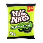 Nik Naks Scampi and Lemon - Large Bags 1x20